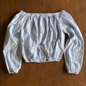 brandy melville/john galt off the shoulder top